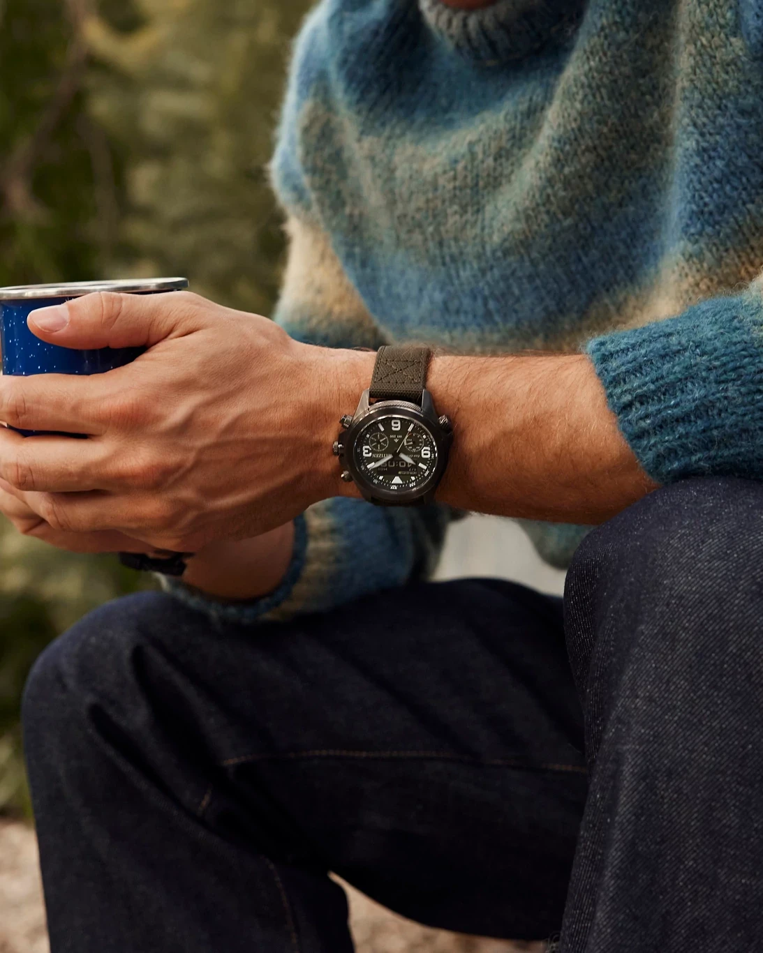 Promaster Land U822 Green Dial CORDURA® Strap JV1005-02W | CITIZEN